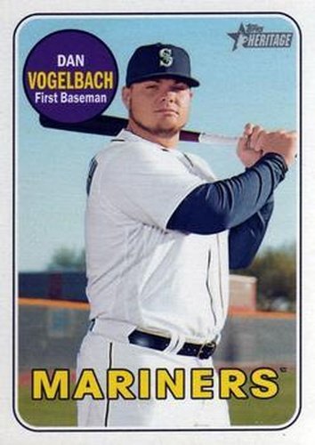 #700 Dan Vogelbach - Seattle Mariners - 2018 Topps Heritage Baseball