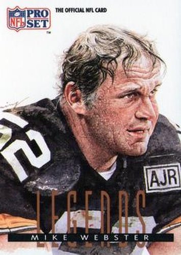 #701 Mike Webster - Pittsburgh Steelers - 1991 Pro Set Football