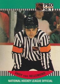 #701 Andy van Hellemond - 1990-91 Pro Set Hockey