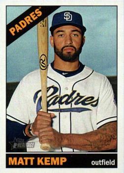 #701b Matt Kemp - San Diego Padres - 2015 Topps Heritage Baseball