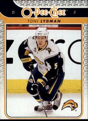 #702 Toni Lydman - Buffalo Sabres - 2009-10 O-Pee-Chee Hockey