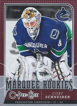 #703 Cory Schneider - Vancouver Canucks - 2008-09 O-Pee-Chee Hockey