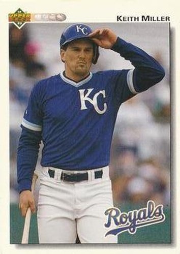 #704 Keith Miller - Kansas City Royals - 1992 Upper Deck Baseball
