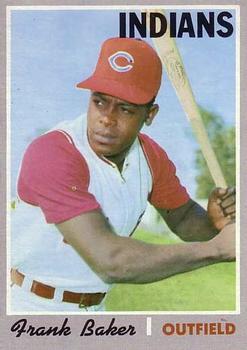#704 Frank Baker - Cleveland Indians - 1970 Topps Baseball