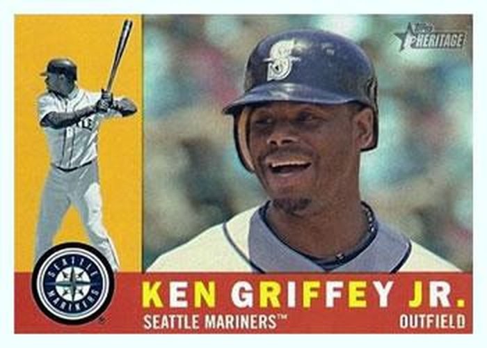 #704 Ken Griffey Jr. - Seattle Mariners - 2009 Topps Heritage Baseball