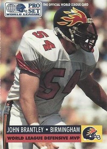 #705 John Brantley - Birmingham Fire - 1991 Pro Set Football