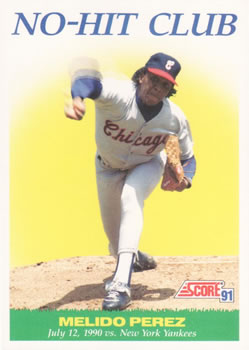 #705 Melido Perez - Chicago White Sox - 1991 Score Baseball