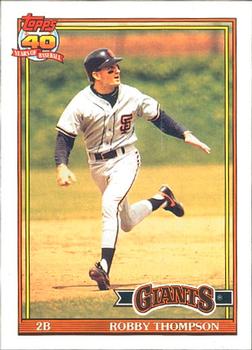 #705 Robby Thompson - San Francisco Giants - 1991 O-Pee-Chee Baseball
