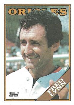 #707 Fred Lynn - Baltimore Orioles - 1988 Topps Baseball