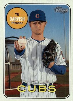 #707 Yu Darvish - Chicago Cubs - 2018 Topps Heritage Baseball