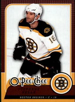 #708 Stephane Yelle - Boston Bruins - 2008-09 O-Pee-Chee Hockey