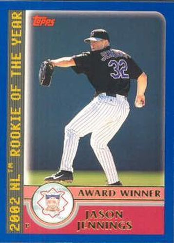 #708 Jason Jennings - Colorado Rockies - 2003 Topps Baseball
