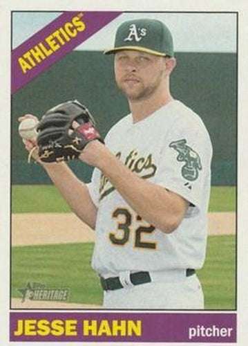 #709 Jesse Hahn - Oakland Athletics - 2015 Topps Heritage Baseball