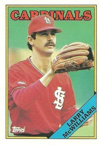 #70T Larry McWilliams - St. Louis Cardinals - 1988 Topps Traded Baseball
