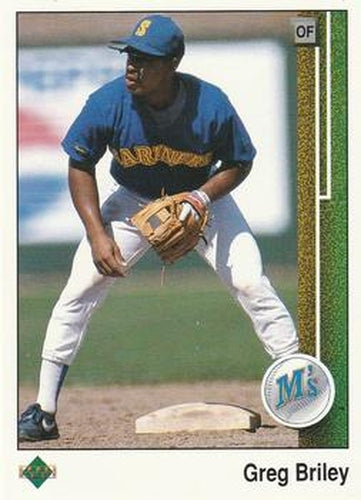 #770 Greg Briley - Seattle Mariners - 1989 Upper Deck Baseball