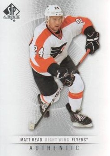 #70 Matt Read - Philadelphia Flyers - 2012-13 SP Authentic Hockey