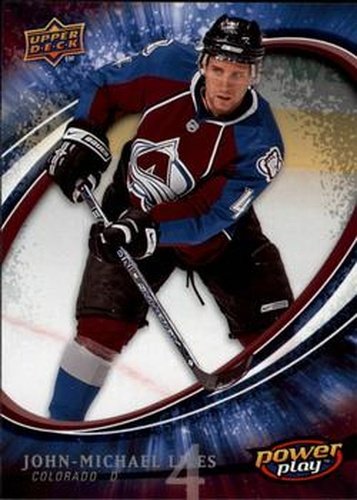 #70 John-Michael Liles - Colorado Avalanche - 2008-09 Upper Deck Power Play Box Set Hockey