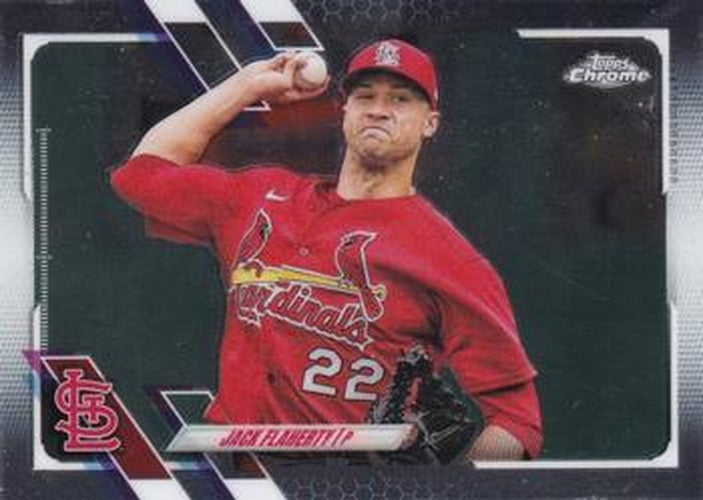 #70 Jack Flaherty - St. Louis Cardinals - 2021 Topps Chrome Baseball