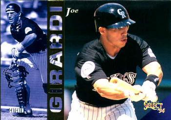 #70 Joe Girardi - Colorado Rockies - 1994 Select Baseball