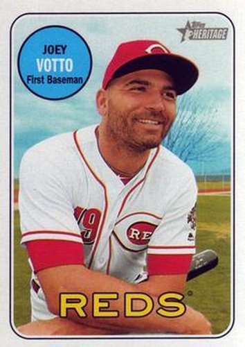#70 Joey Votto - Cincinnati Reds - 2018 Topps Heritage Baseball