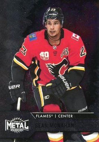 #70 Sean Monahan - Calgary Flames - 2020-21 Skybox Metal Universe Hockey