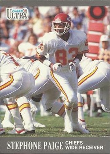 #70 Stephone Paige - Kansas City Chiefs - 1991 Ultra Football