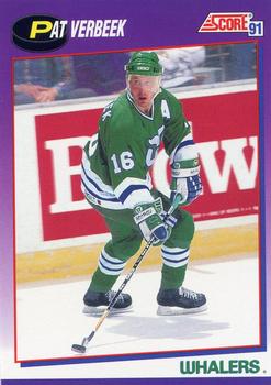 #70 Pat Verbeek - Hartford Whalers - 1991-92 Score American Hockey