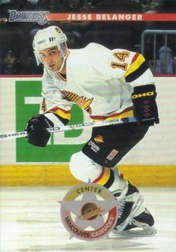 #70 Jesse Belanger - Vancouver Canucks - 1996-97 Donruss Hockey