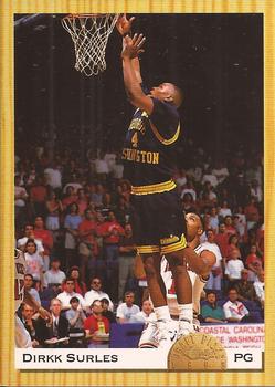#70 Dirkk Surles - George Washington Colonials - 1993 Classic Draft Picks Basketball