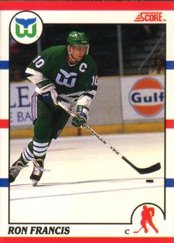 #70 Ron Francis - Hartford Whalers - 1990-91 Score Canadian Hockey