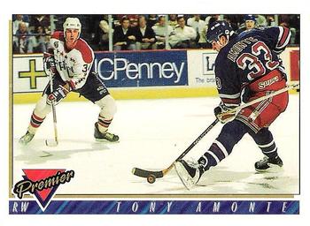 #70 Tony Amonte - New York Rangers - 1993-94 Topps Premier Hockey