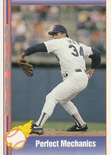 #70 Perfect Mechanics - Texas Rangers - 1991 Pacific Nolan Ryan Texas Express I Baseball