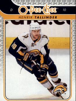 #710 Henrik Tallinder - Buffalo Sabres - 2009-10 O-Pee-Chee Hockey