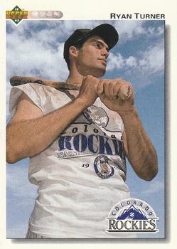 #710 Ryan Turner - Colorado Rockies - 1992 Upper Deck Baseball