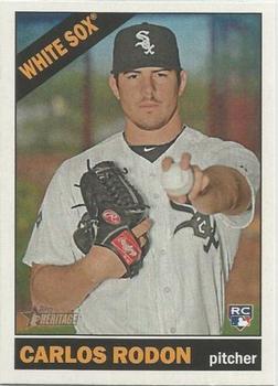 #710c Carlos Rodon - Chicago White Sox - 2015 Topps Heritage Baseball