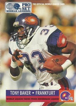 #711 Tony Baker - Frankfurt Galaxy - 1991 Pro Set Football