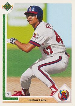 #711 Junior Felix - California Angels - 1991 Upper Deck Baseball