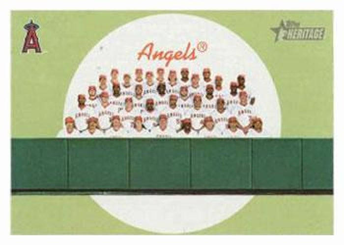 #711 Los Angeles Angels - Los Angeles Angels - 2008 Topps Heritage Baseball
