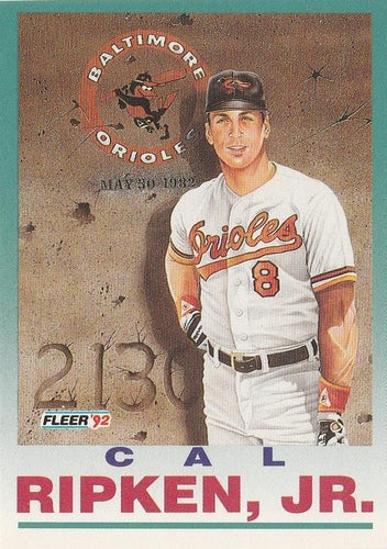 #711 Cal Ripken Jr. - Baltimore Orioles - 1992 Fleer Baseball