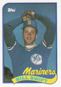 #712 Bill Swift - Seattle Mariners - 1989 Topps Baseball