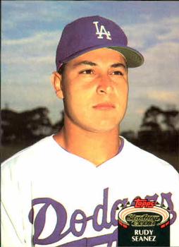 #713 Rudy Seanez - Los Angeles Dodgers - 1992 Stadium Club Baseball