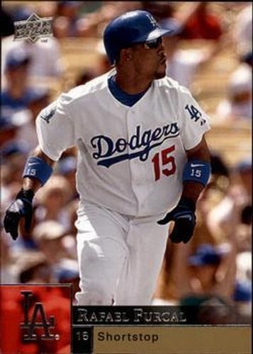 #713 Rafael Furcal - Los Angeles Dodgers - 2009 Upper Deck Baseball
