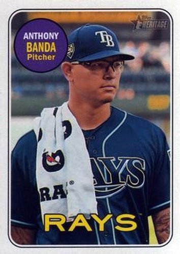 #714 Anthony Banda - Tampa Bay Rays - 2018 Topps Heritage Baseball