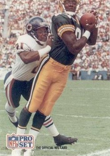 #715 Sterling Sharpe / Donnell Woolford - Green Bay Packers / Chicago Bears - 1991 Pro Set Football