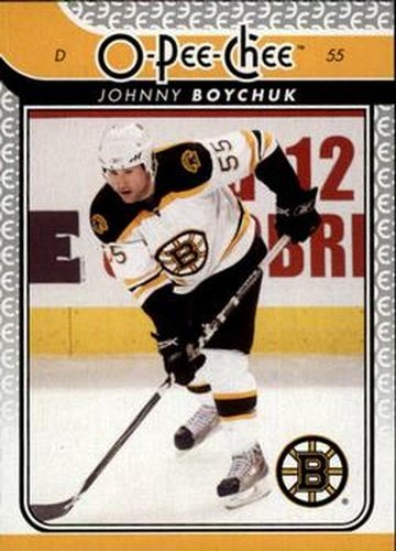 #715 Johnny Boychuk - Boston Bruins - 2009-10 O-Pee-Chee Hockey