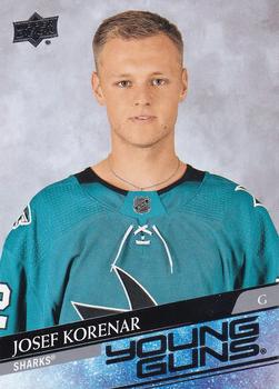 #715 Josef Korenar - San Jose Sharks - 2020-21 Upper Deck Hockey