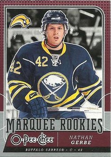 #716 Nathan Gerbe - Buffalo Sabres - 2008-09 O-Pee-Chee Hockey