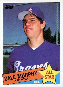 #716 Dale Murphy - Atlanta Braves - 1985 Topps Baseball