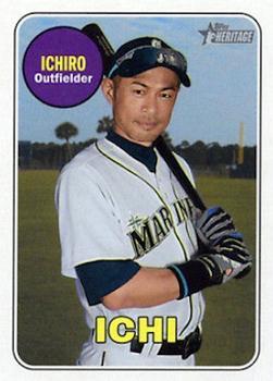 #716d Ichiro - Seattle Mariners - 2018 Topps Heritage Baseball