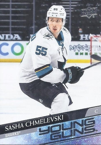 #718 Sasha Chmelevski - San Jose Sharks - 2020-21 Upper Deck Hockey